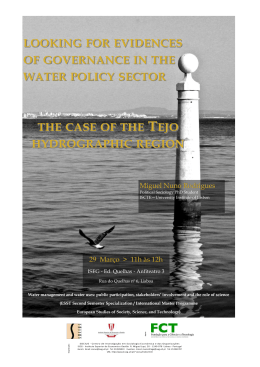 Looking for evidences of governance in the water policy sector