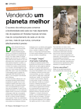 Vendendo um planeta melhor (in Portuguese)