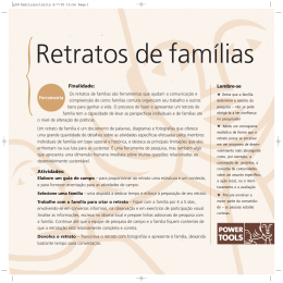 Retratos de famílias - Power Tools: for policy influence in natural