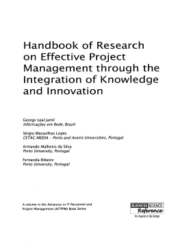 Handbook of Research on Effective Project Management