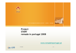 Project START remade in portugal 2008