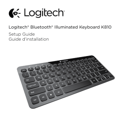 Logitech® Bluetooth® Illuminated Keyboard K810 Setup Guide