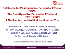 POPE - European Society of Cardiology