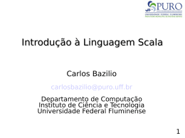 Apresentação de Scala - UFF - Universidade Federal Fluminense