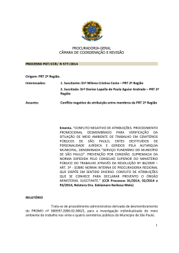 Processo PGT/CCR/nº 577/2014 - Ministério Público do Trabalho