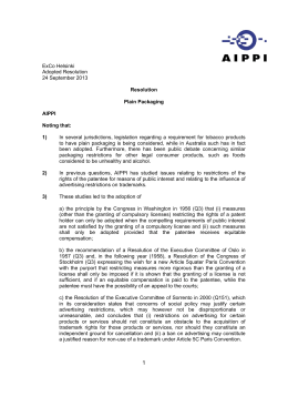 ExCo Helsinki Adopted Resolution 24 September 2013