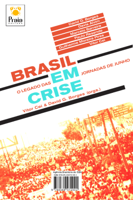 Brasil em crise: o legado das jornadas de junho. Praia Editora