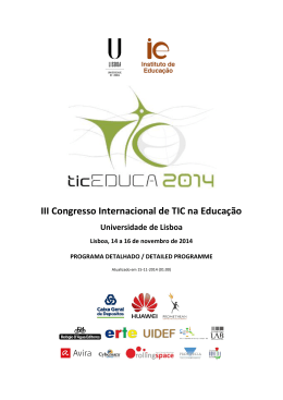 Programa definitivo - TICEduca2014