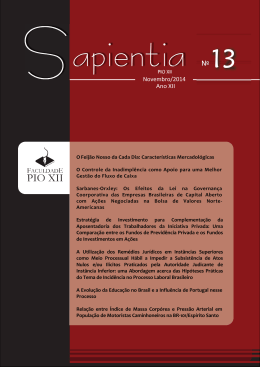 Revista completa - Faculdade PIO XII