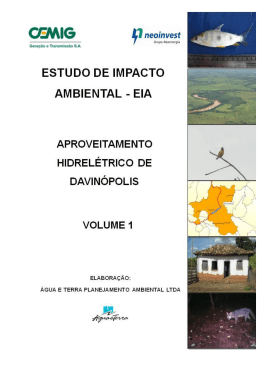 EIA – Estudo de Impacto Ambiental - AHE Davinópolis V1.1