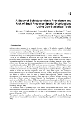 A Study of Schistosomiasis Prevalence and Risk of Snail - DPI