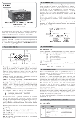 Manual de Instruções Z31SH-VV – rev.0