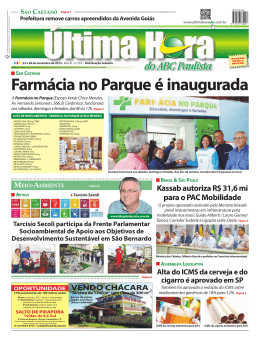 Página 1 - Jornal Última Hora do ABC Paulista