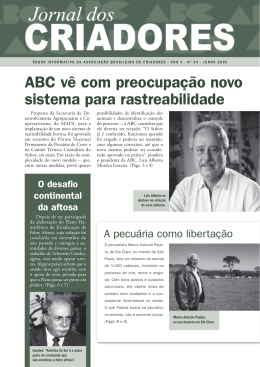 abc - junho.indd - Associação Brasileira de Criadores