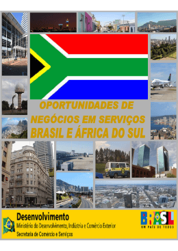 África do sul - Ministério do Desenvolvimento, Indústria e Comércio
