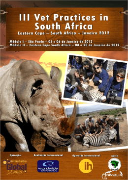 Vets Practices in South Africa III