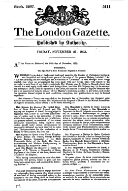 The London Gazette, Issue 24037