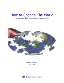 PDF - How to Change the World