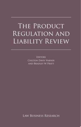 The Product Regulation and Liability Review