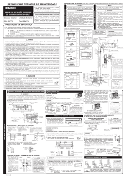 manual de instalação da unidade de ar condicionado tipo split