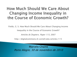 How Much Should We Care About Changing Income Inequality in