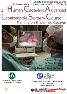2 Human Cadaveric Advanced Laparoscopic Surgery Course