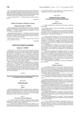 Despacho n.º 338/2015 - Instituto Politécnico de Santarém