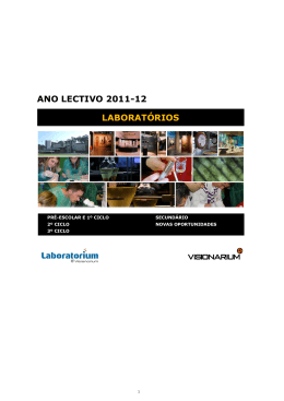 ANO LECTIVO 2011-12 LABORATÓRIOS