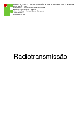 Radiotransmissão - IF