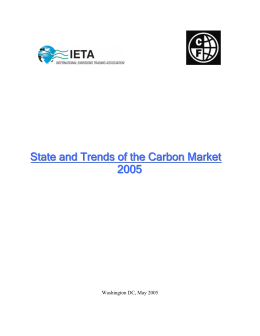 State and Trends of the Carbon Market 2005