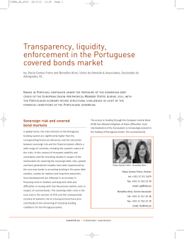 Transparency, liquidity, enforcement in the Portuguese covered