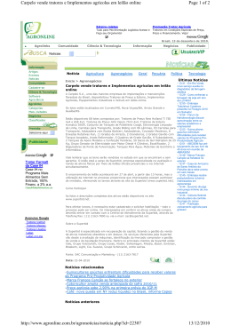 Page 1 of 2 Carpelo vende tratores e Implementos agrícolas em