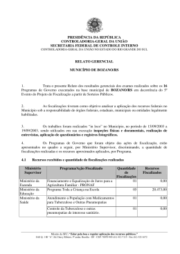 relatório de fiscalização nº 042 município de bozano