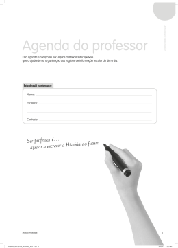 Agenda do Professor