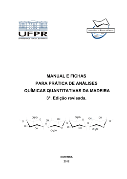 Manual Aulas Práticas Química da Madeira