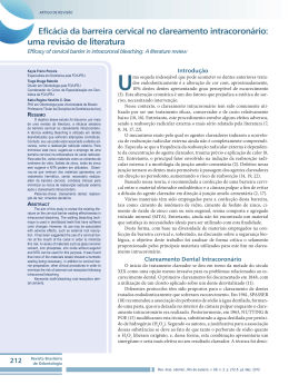 Baixar este arquivo PDF - Revista Brasileira de Odontologia