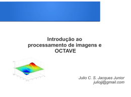 Introdução ao processamento de imagens e OCTAVE
