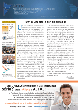 Aetal Boletim Informativo n°09 2012