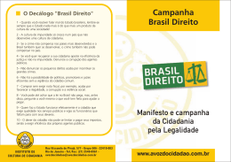 Campanha Brasil Direito