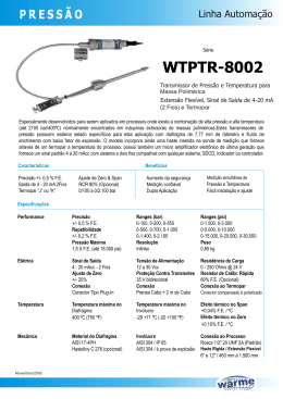 WTPTR-8002 flexivel + temperatura