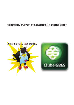 parceria aventura radical e clube gbes