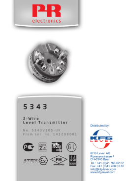 2-Wire Level Transmitter