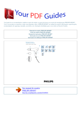 Manual de instruções PHILIPS HP4897