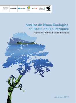 Análise de Risco Ecológico da Bacia do Rio Paraguai
