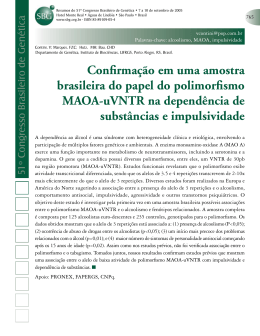 Confirmação em uma amostra brasileira do papel do polimorfismo