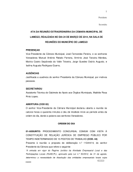 24 de março de 2014 - Câmara Municipal de Lamego