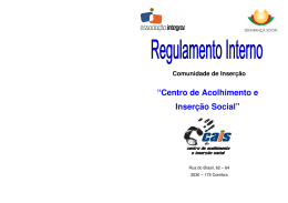 Regulamento Interno - Associação Integrar