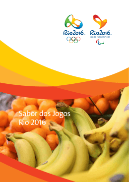 Sabor dos Jogos Rio 2016