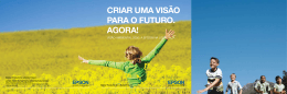 CRIAR UMA VISÃO PARA O FUTURO. AGORA!