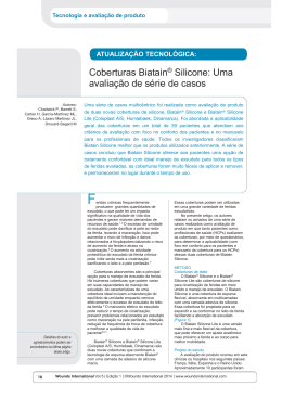 Coberturas Biatain® Silicone: Uma avaliação de série